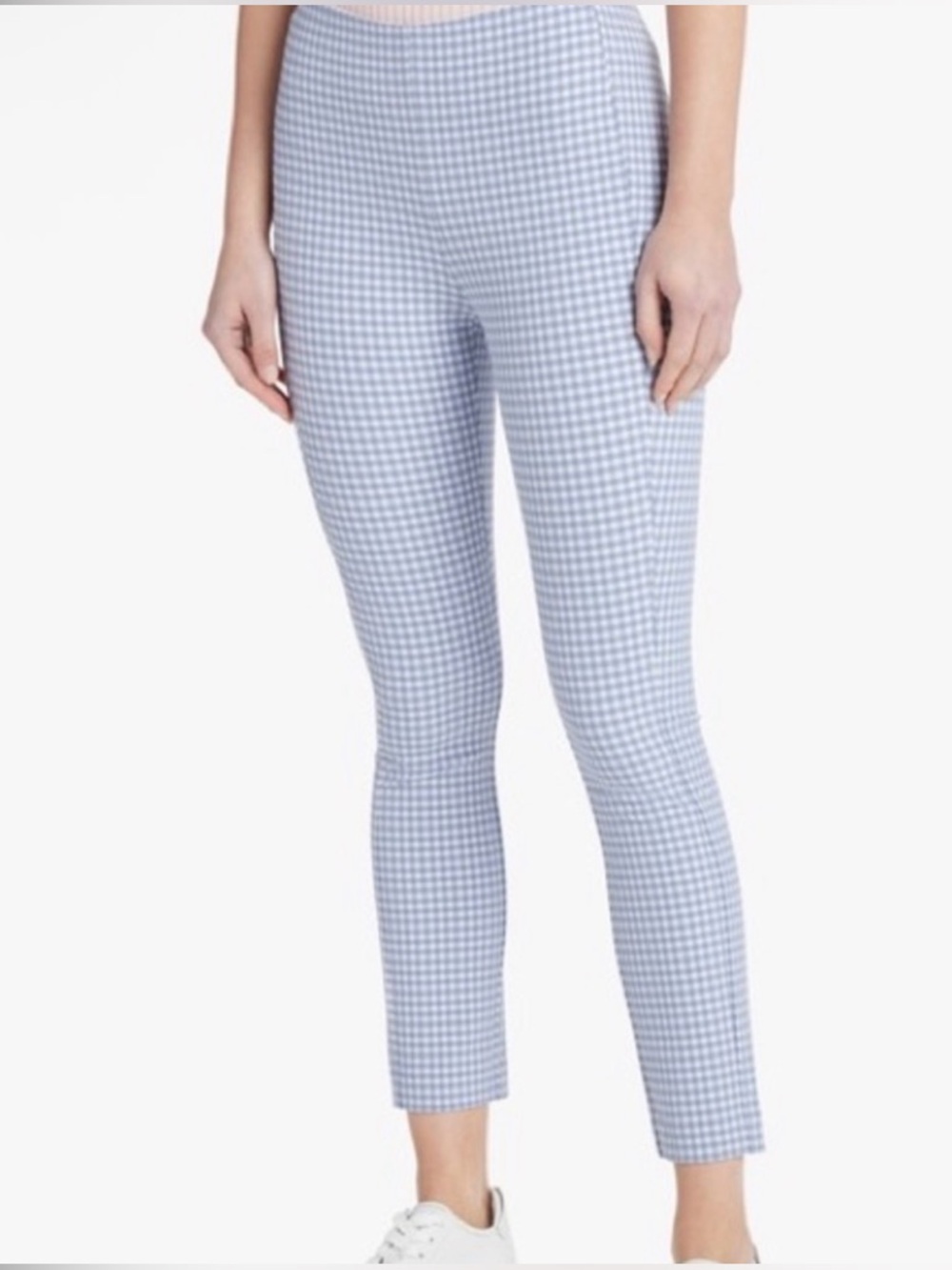 Rag & Bone Light Blue Gingham Simone Skinny Pant Size 4